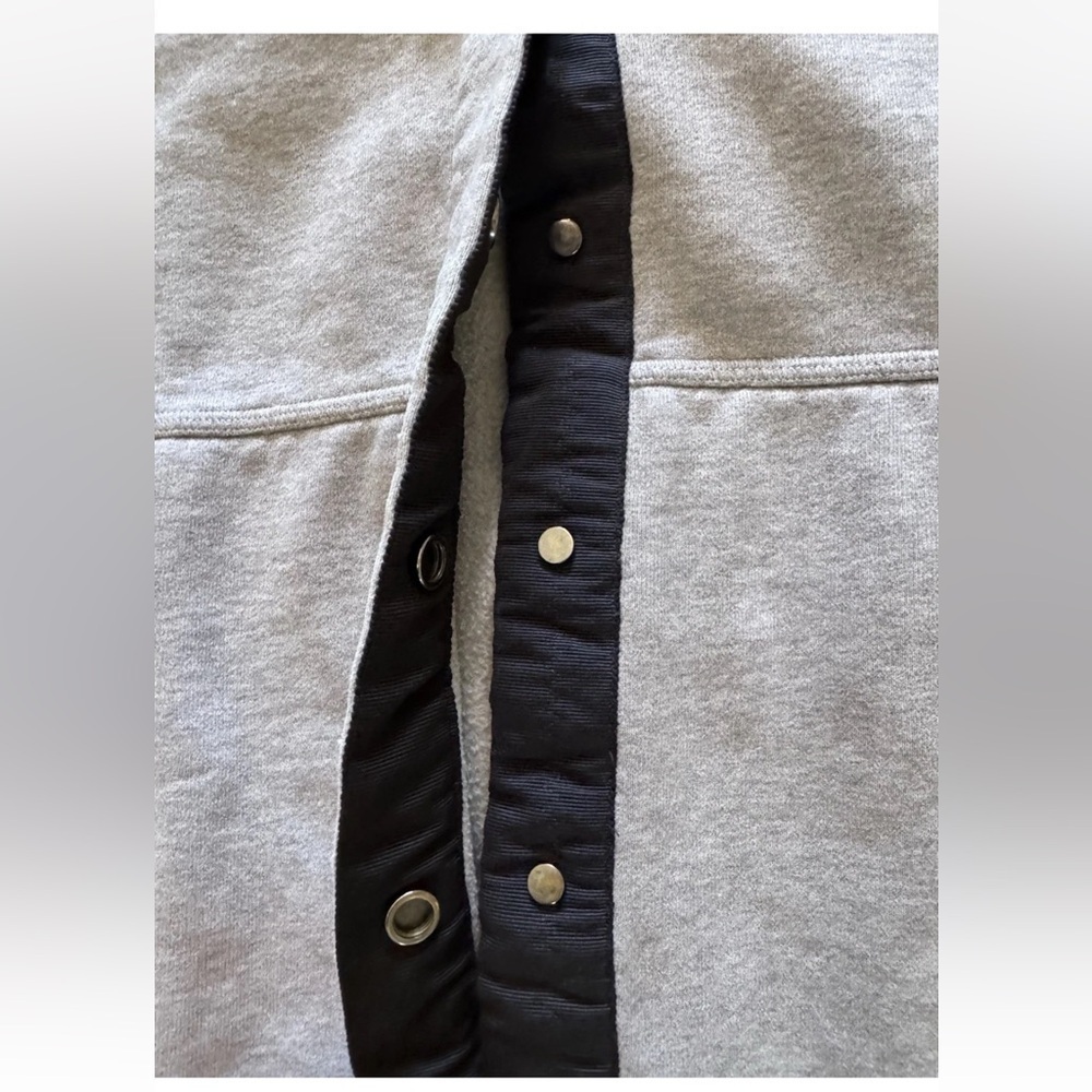 Lululemon Jacket Cardigan Fleece Sz 4 Womens Heather Grey Yin To My Yang Travel - Picture 5 of 8